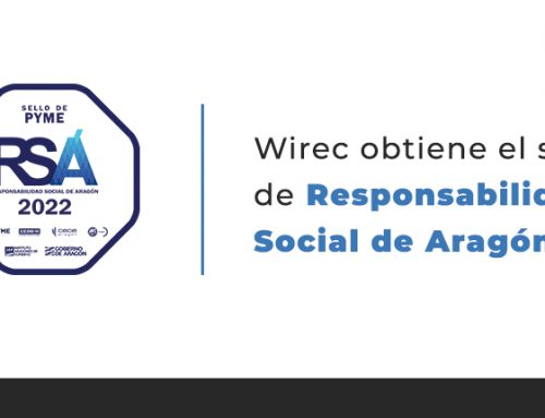 Wirec obtiene el sello de Responsabilidad Social de Aragón